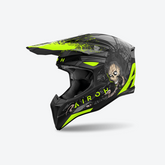 AIROH WRAAAP Casco Cross Moto enduro Economico grafica DARKNESS